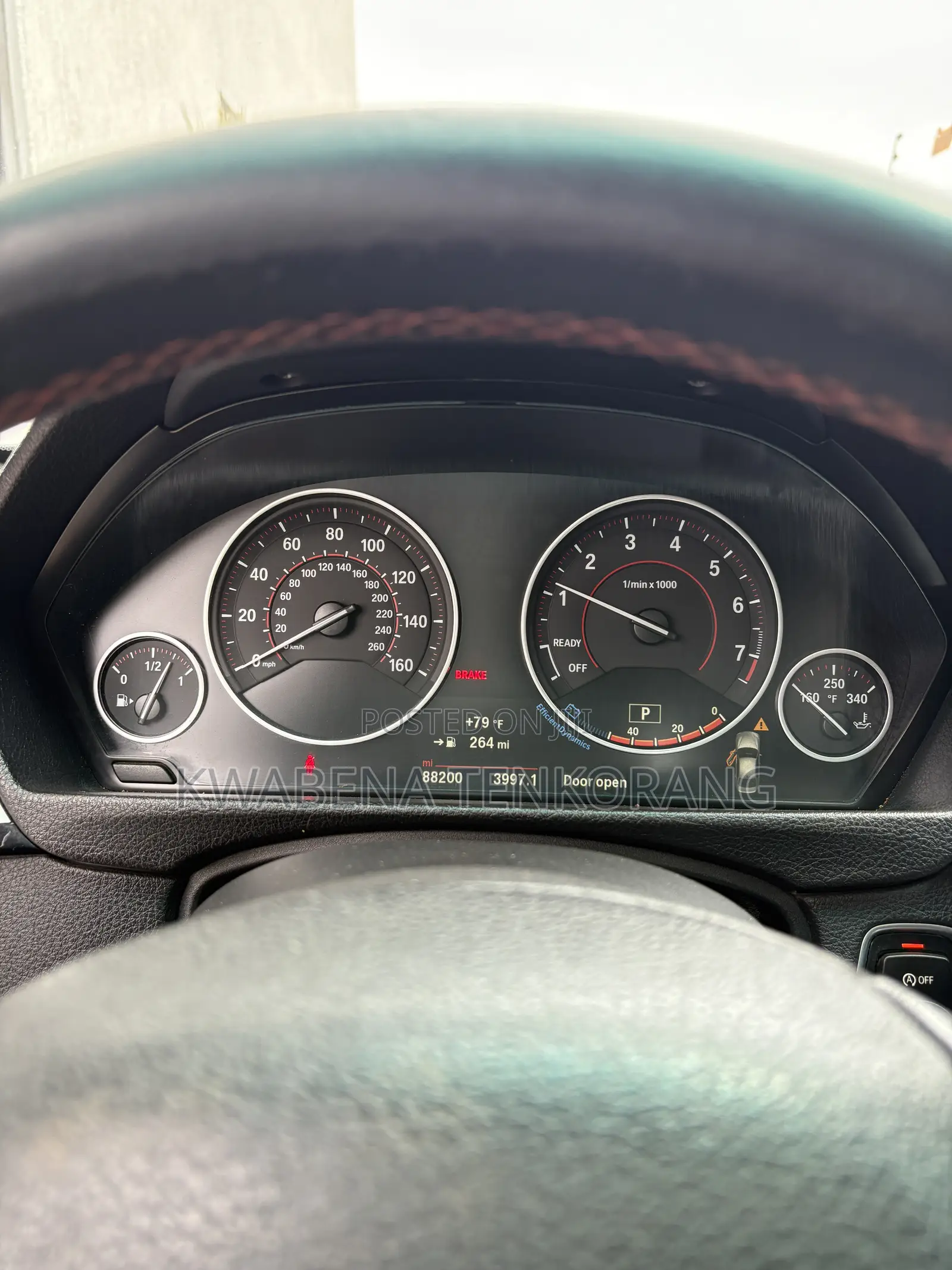 BMW 328i 2016 Black