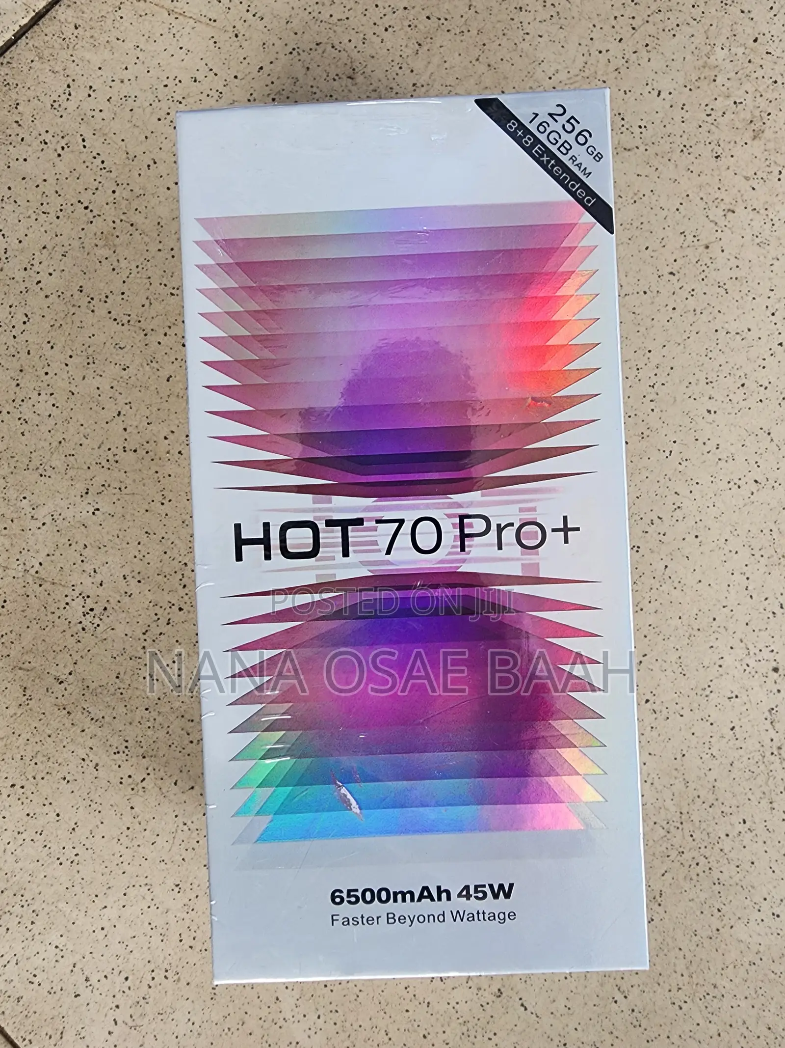 New Infinix Hot 70 Pro 5G+ 256 GB Black