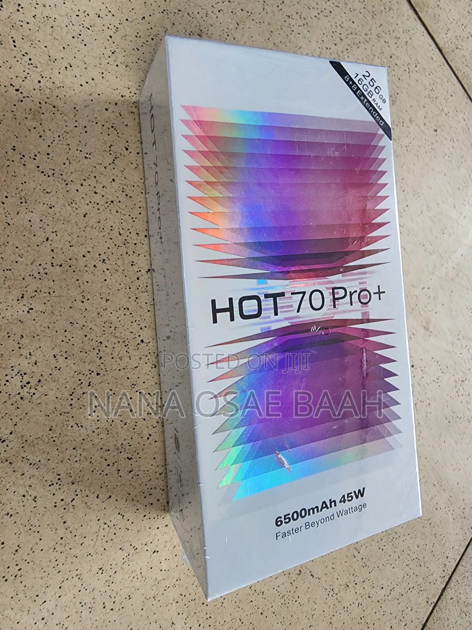 New Infinix Hot 70 Pro 5G+ 256 GB Black