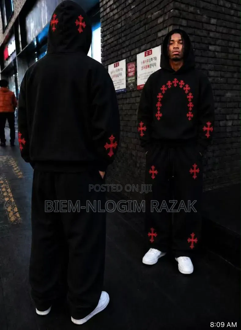High Quality Chrome Heart Thick N Heavy Hoodies Top N Down Available