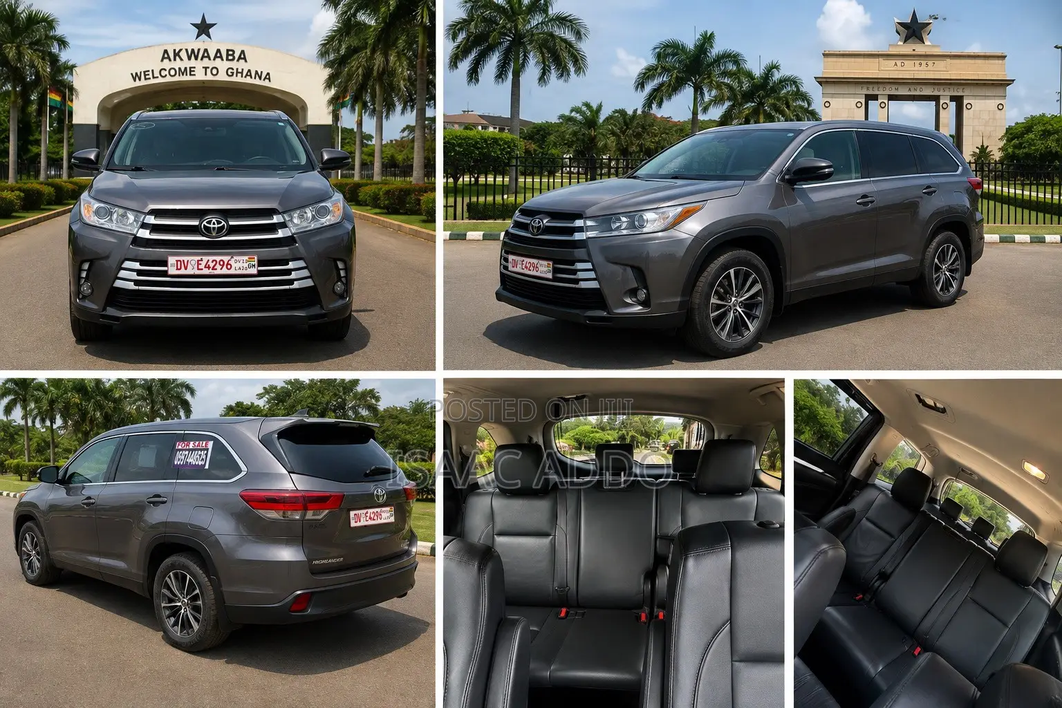 Toyota Highlander XLE 2019 Gray