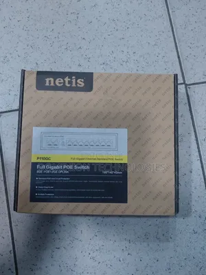 NETIS P110GC 8-Port Gigabit POE Switch 8GE+2GE Uplink