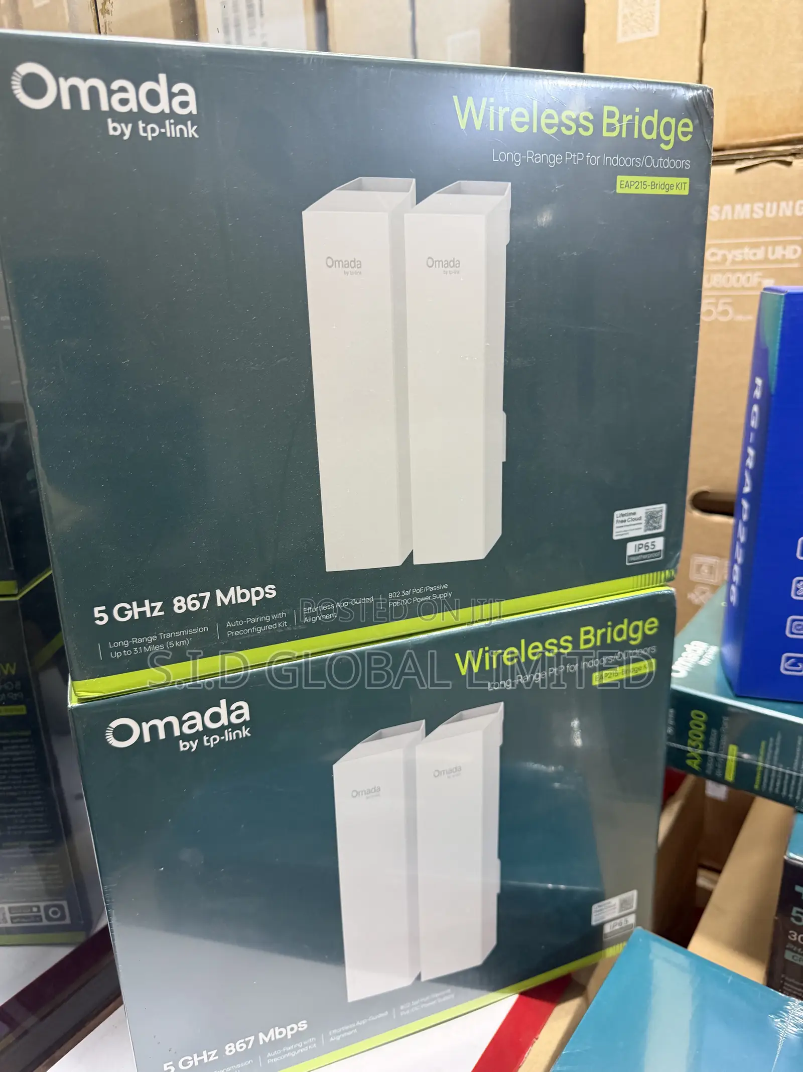 TP-Link EAP215 Bridge Kit 5km Long Range Indoor/Outdoor Access Point
