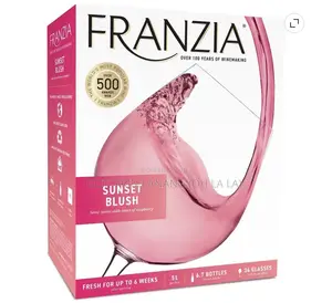 Franzia Sunset Blush Rose Wine, 5 L Bag in Box, 9.0% ABV