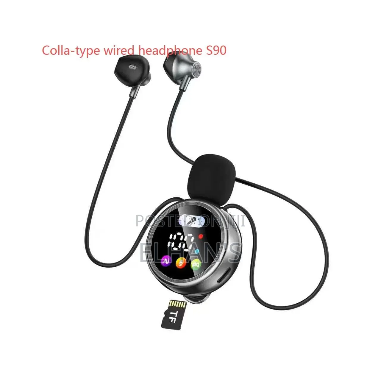 Collar Clip Earphone