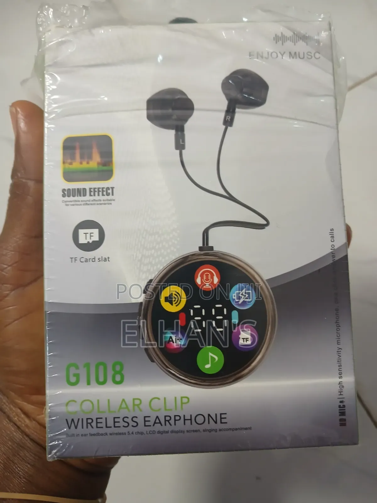 Collar Clip Earphone