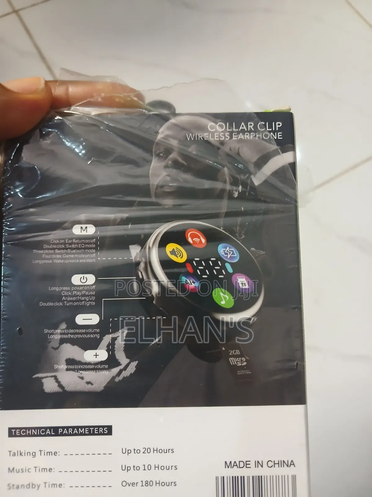 Collar Clip Earphone
