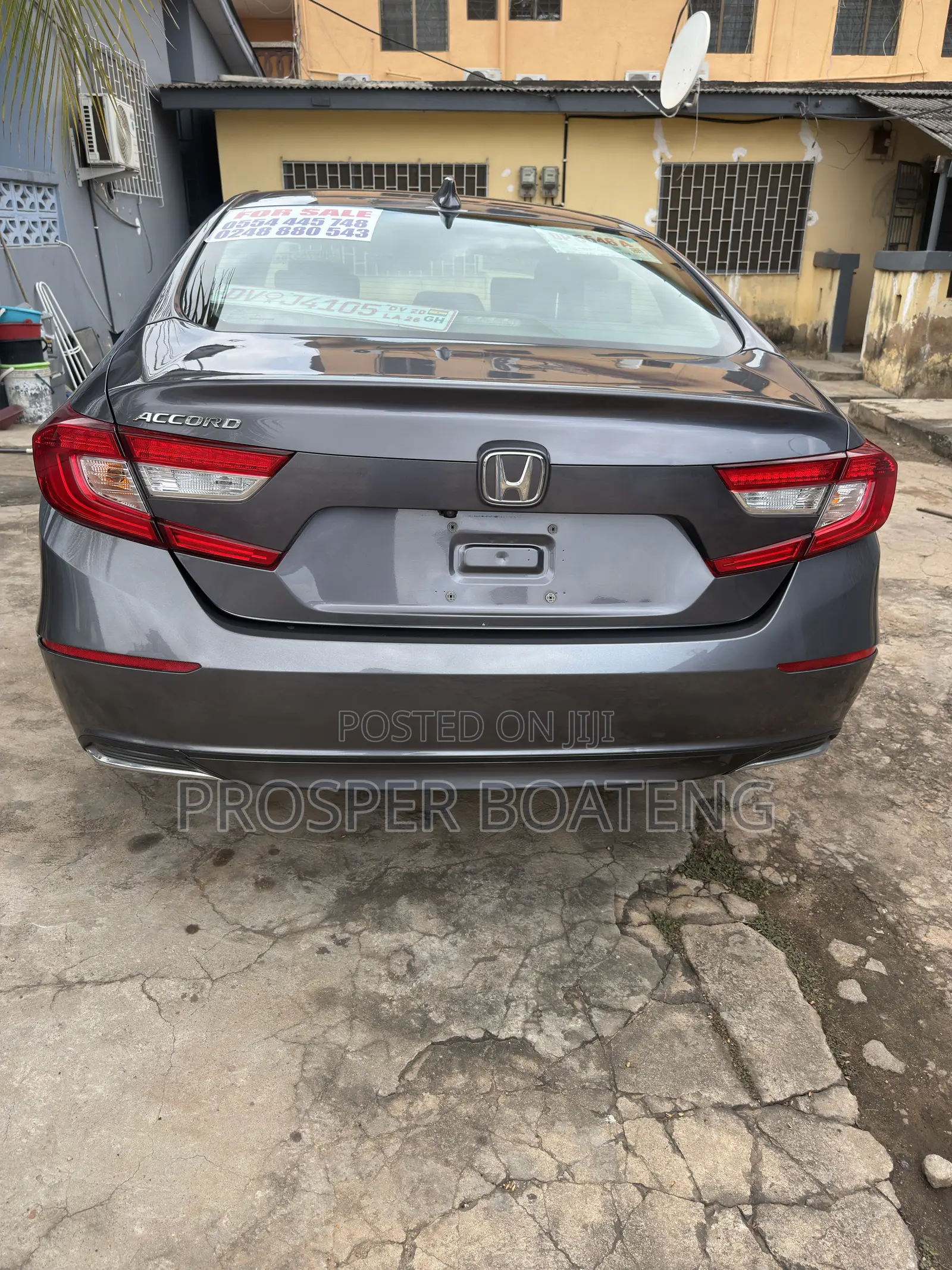 Honda Accord EX-L (1.5L 4cyl Turbo CVT) 2019 Gray