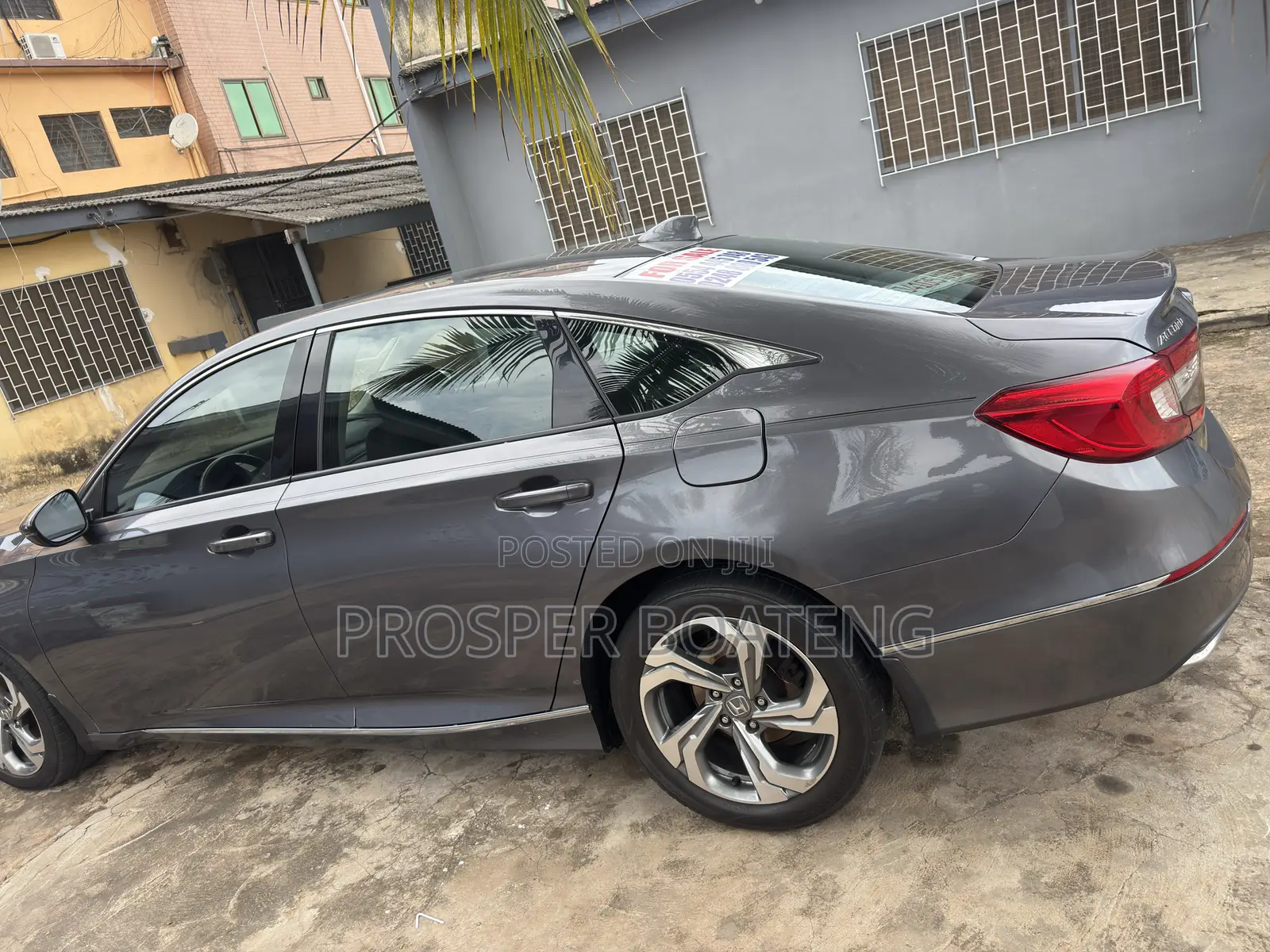 Honda Accord EX-L (1.5L 4cyl Turbo CVT) 2019 Gray