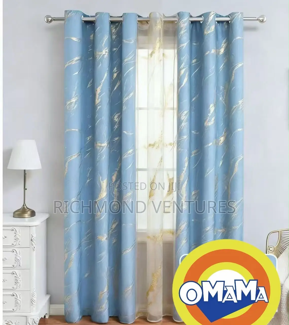 Neat and Affordable 2 in 1 Curtains Available in Different Colors
