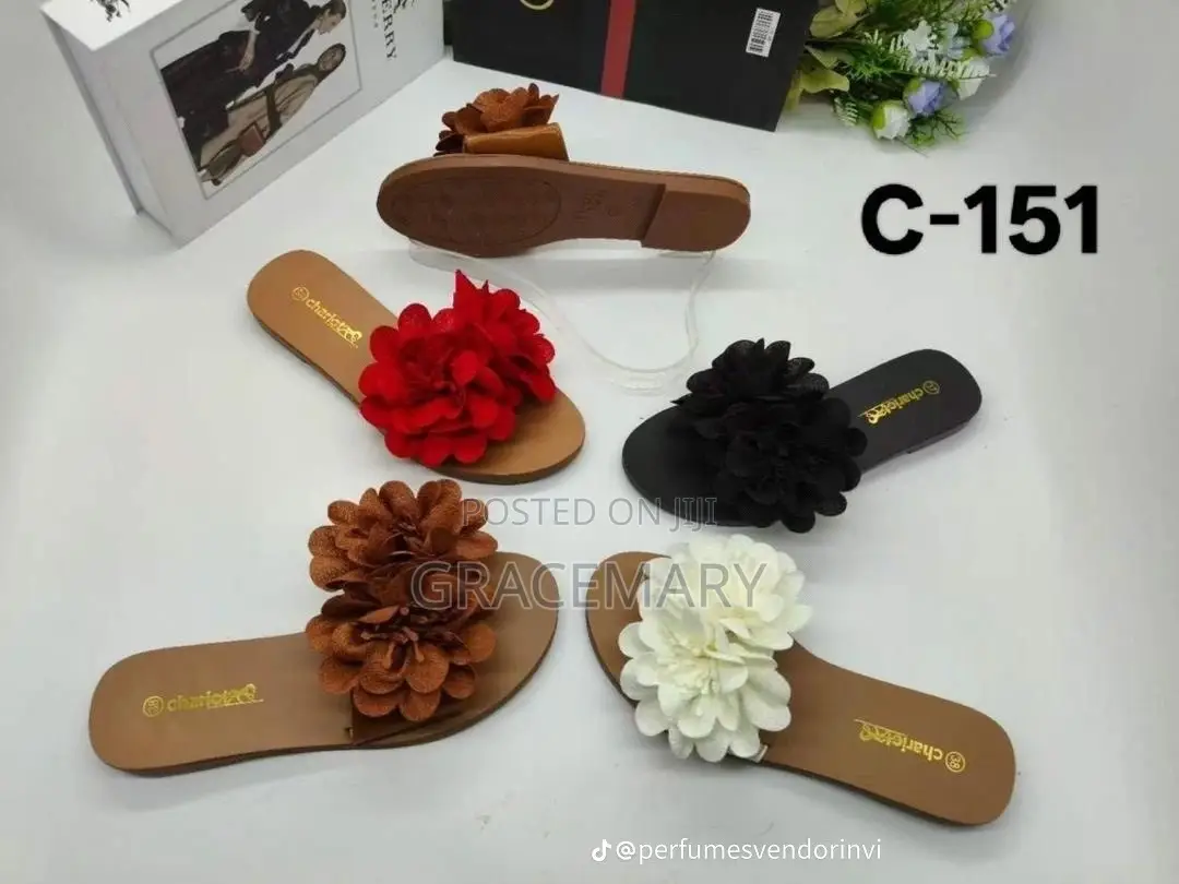 Floral Slippers