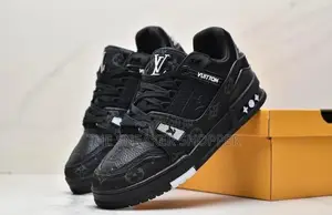 Louis Vuitton LV Trainer Sneaker Black Monogram