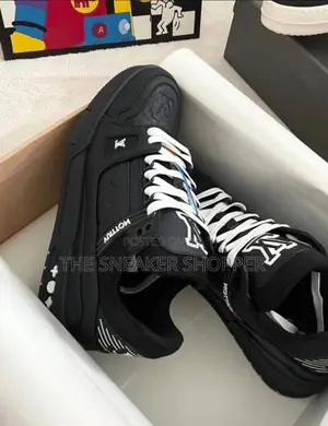 Louis Vuitton LV Trainer Sneaker Black Monogram