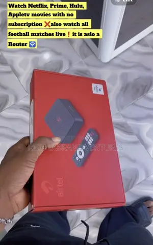 Smart Android Box, 4G Router, Free Netflix, All Football Matches