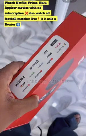 Smart Android Box, 4G Router, Free Netflix, All Football Matches