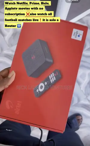 Smart Android Box, 4G Router, Free Netflix, All Football Matches