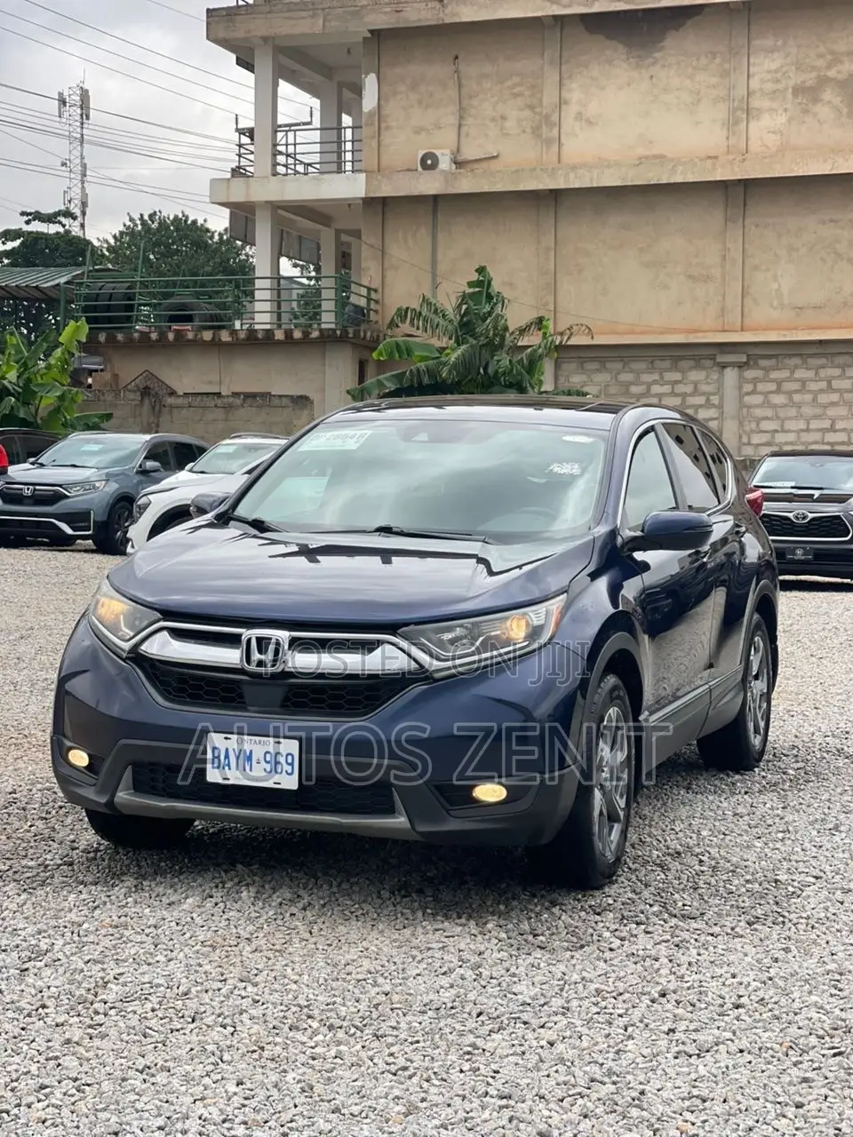 Honda CR-V EX-L 4dr SUV AWD (1.5L 4cyl CVT) 2017 Blue