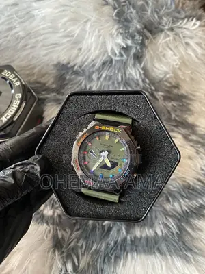 Green Strap G Shock Watch