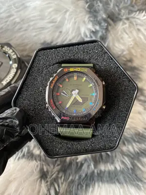 Green Strap G Shock Watch