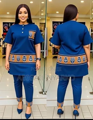 Premium Bespoke Women's Long Short-Sleeve Kaftan