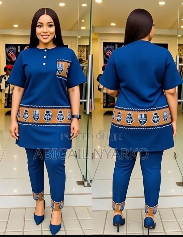 Premium Bespoke Women's Long Short-Sleeve Kaftan