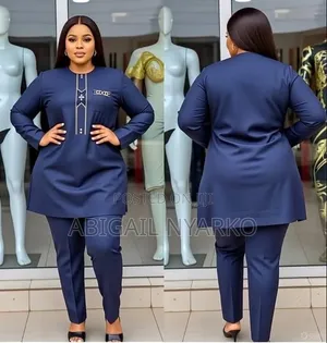Premium Bespoke Women's Long Short-Sleeve Kaftan