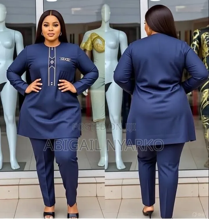 Premium Bespoke Women's Long Short-Sleeve Kaftan