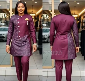 Premium Bespoke Women's Long Short-Sleeve Kaftan