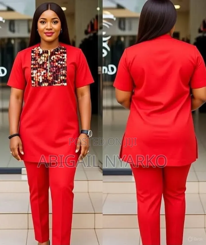Premium Bespoke Women's Long Short-Sleeve Kaftan