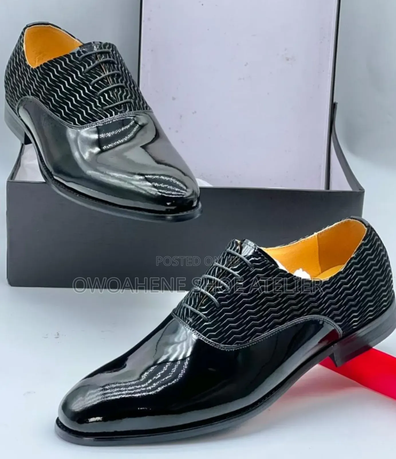 Formal Men's Lace-Up Oxford Dress Shoes