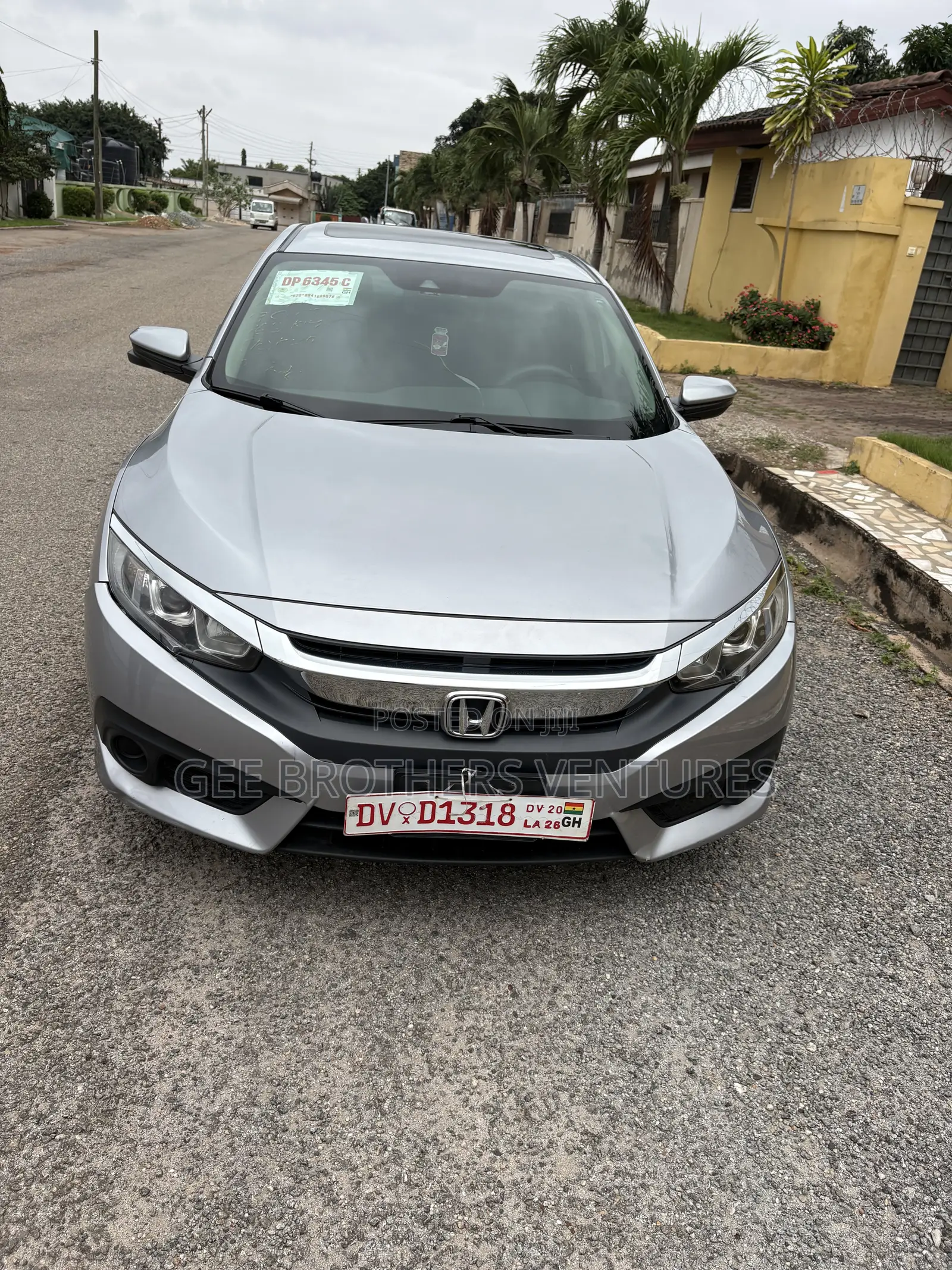 Honda Civic EX Sedan 2018 Gray