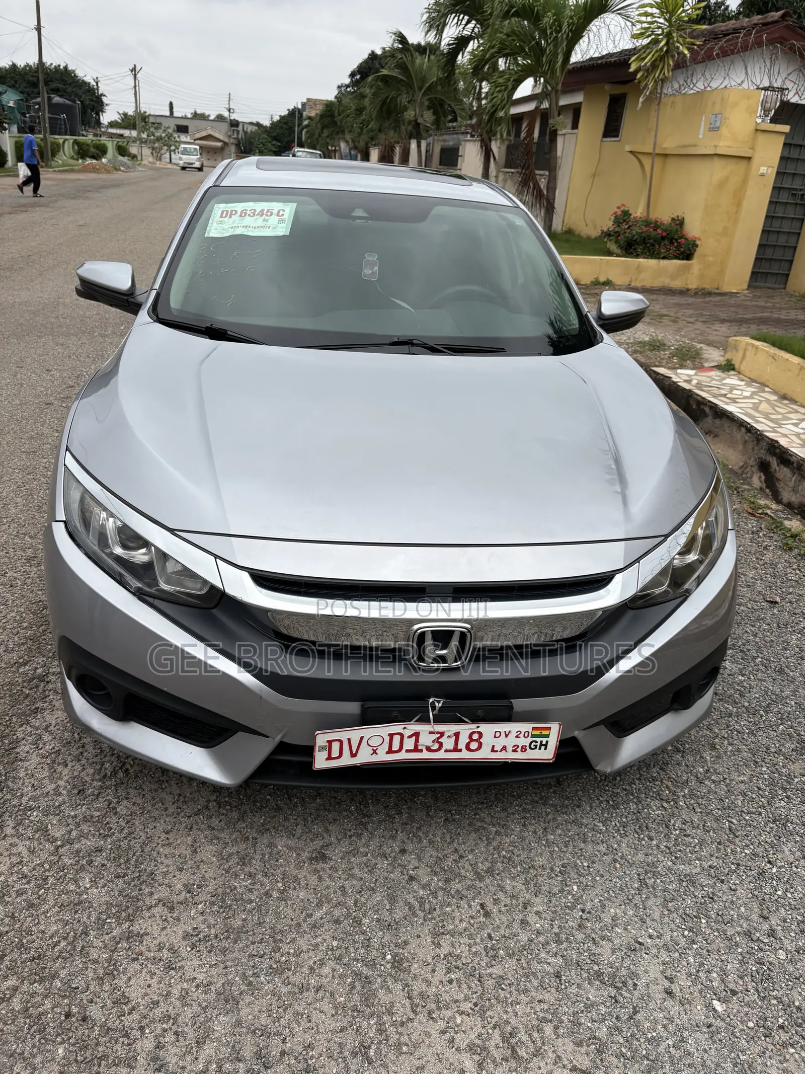 Honda Civic EX Sedan 2018 Gray