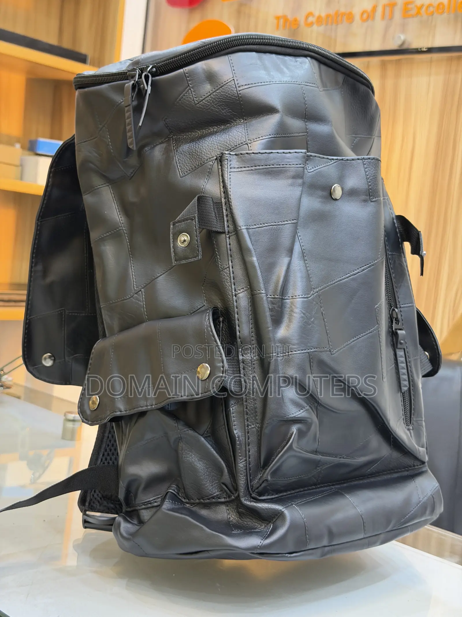 Authentic Leather Laptop Backpack