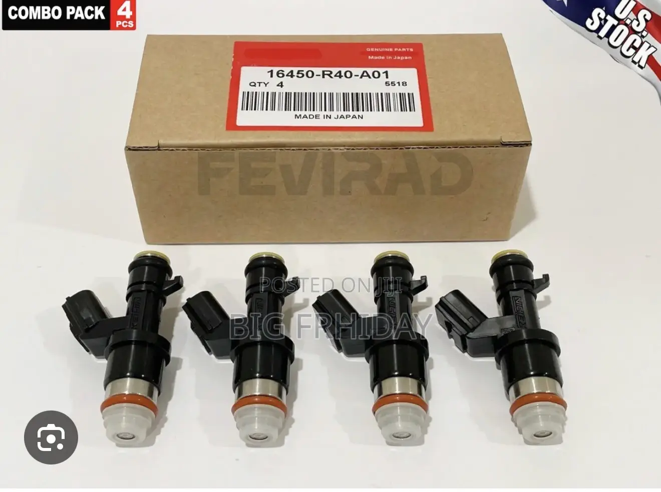 Toyota Corolla and Highlander and Honda Civic Accord CRV Fuel Injector