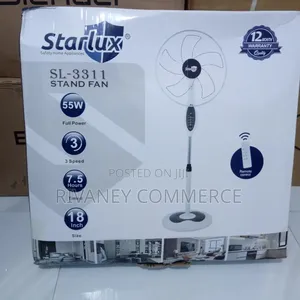 Standing Fan - Starlux 18 Inch ( With Remote Control)