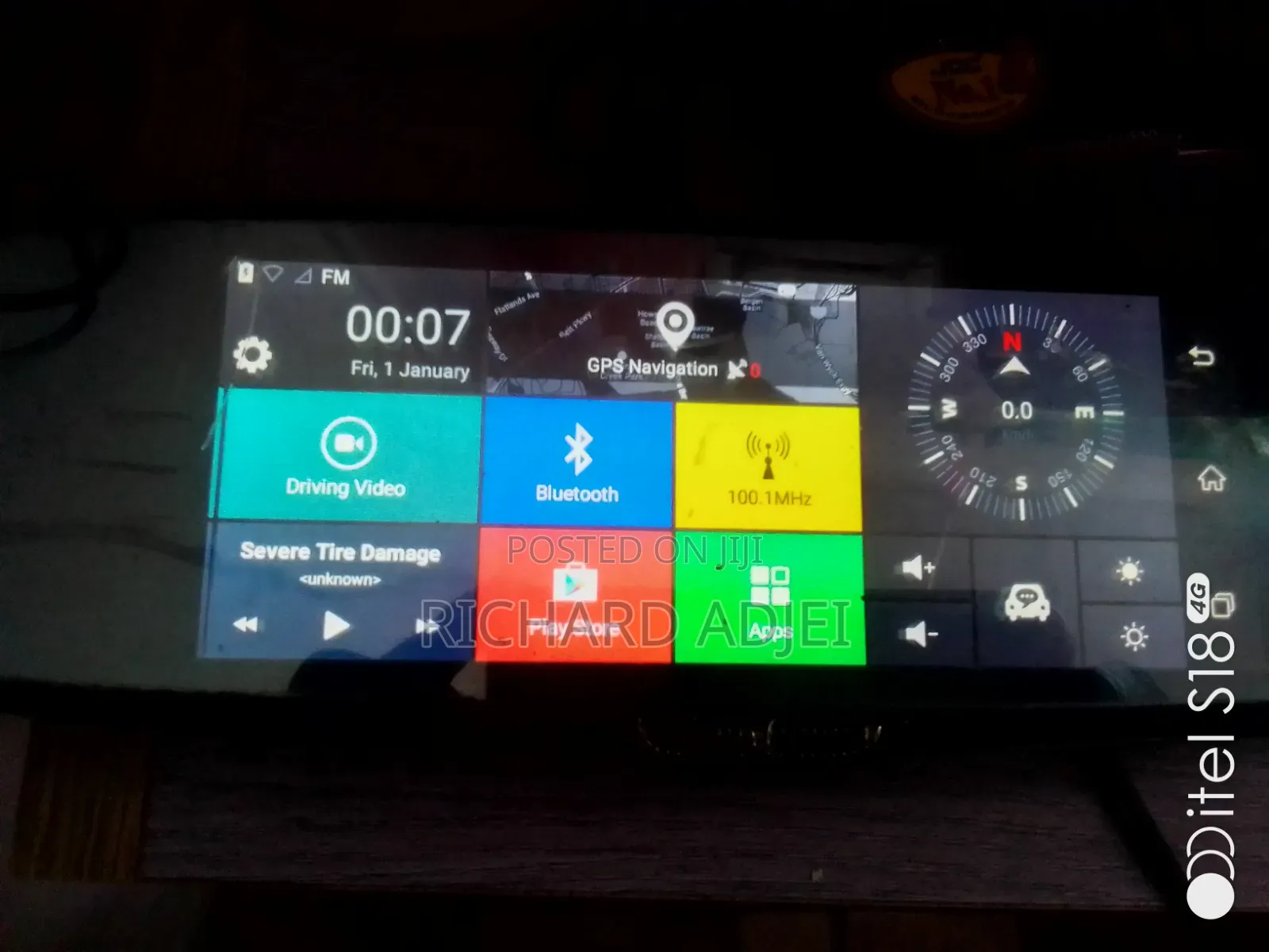 4G Android Driven Morrow for Cars