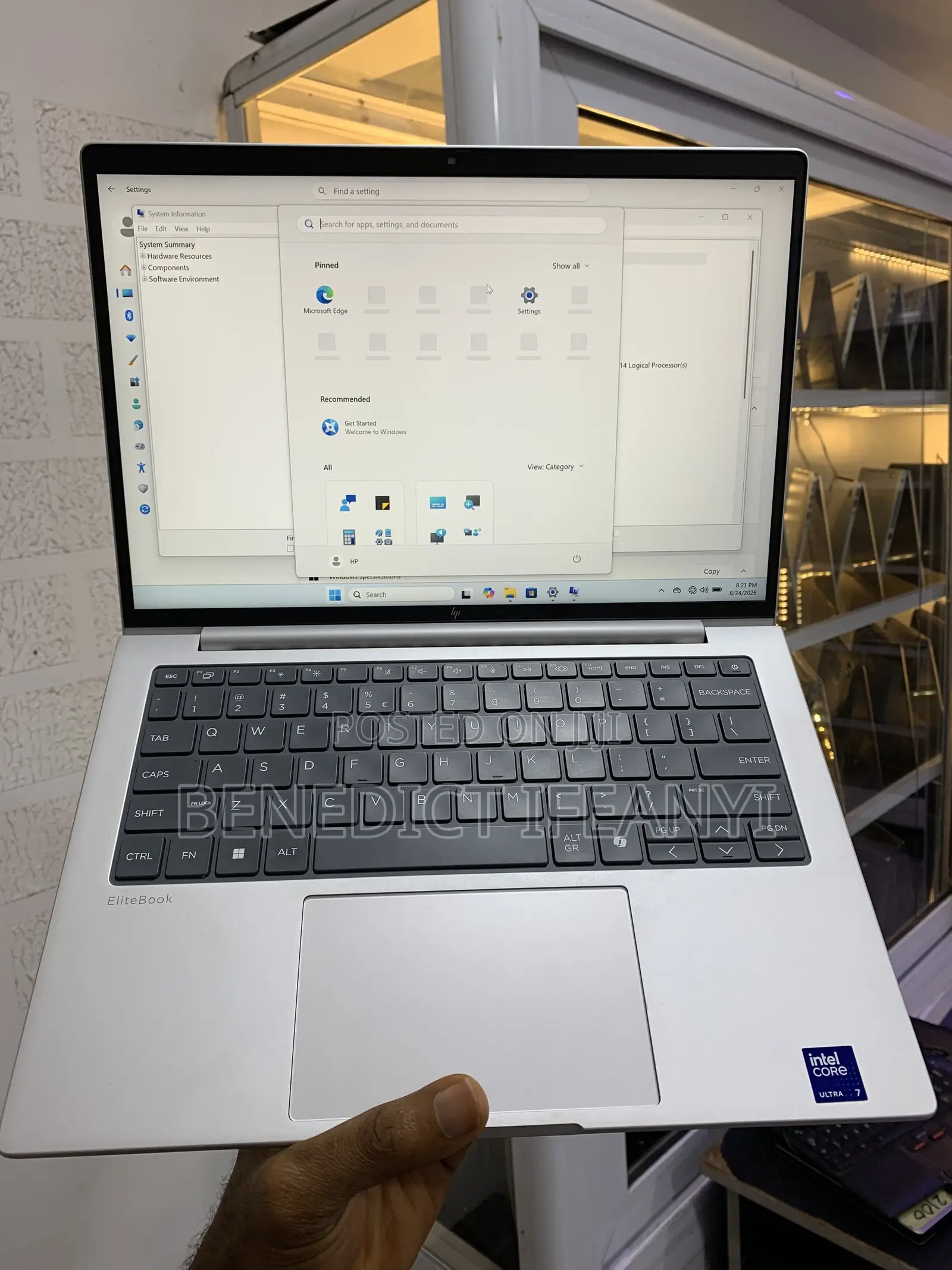 Laptop HP Elitebook Ultra G1i 16GB Intel Core Ultra 7 SSD 512GB