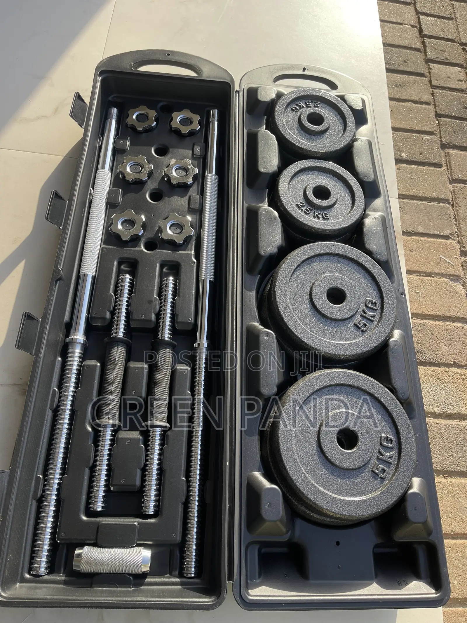 50KG Adjustable Dumbbell Barbell Set