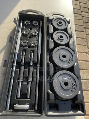 50KG Adjustable Dumbbell Barbell Set