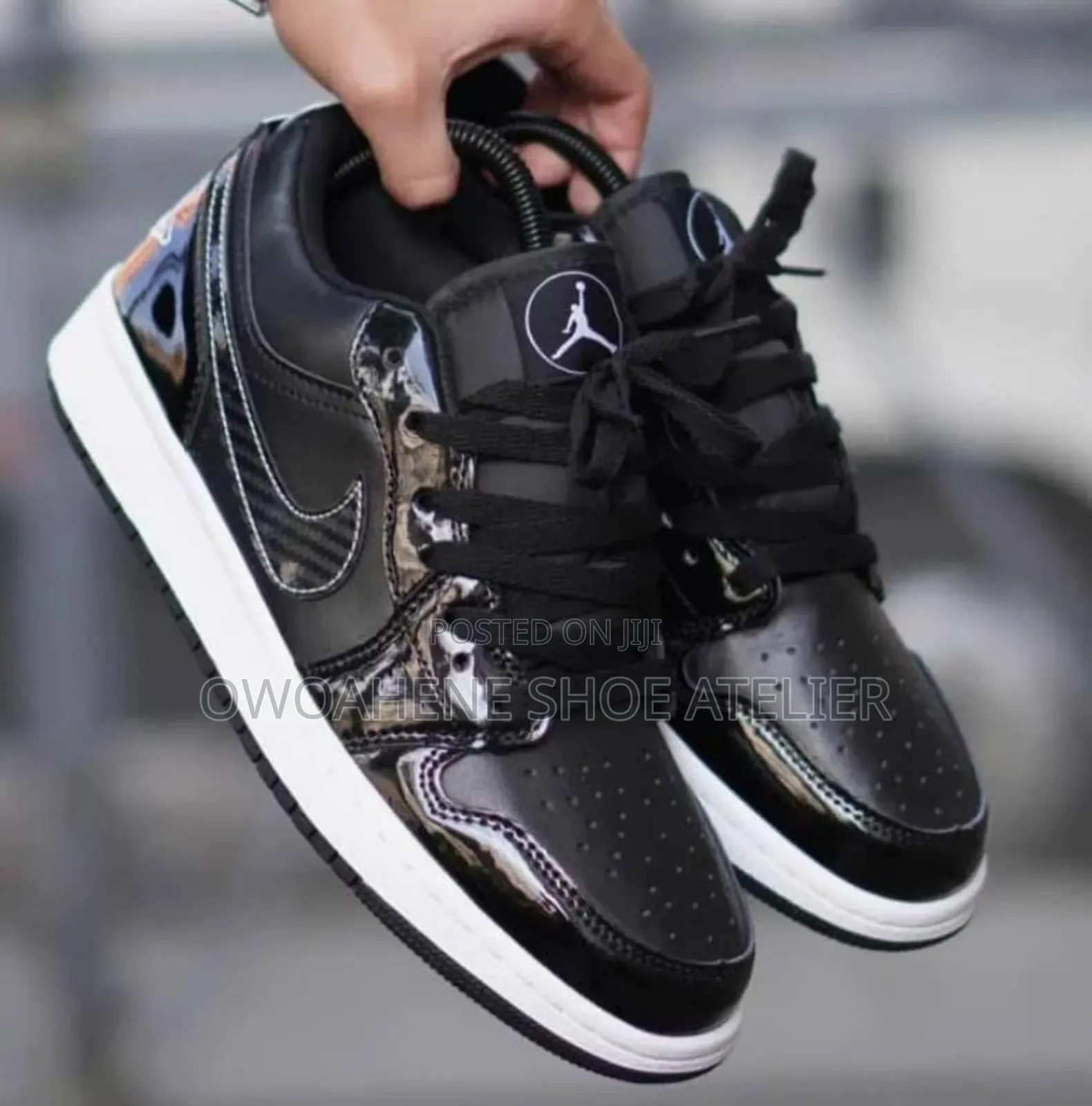 Black Air Jordan 1 Low SE "All-Star 2021" Sneakers