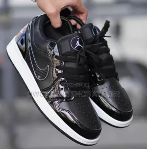 Black Air Jordan 1 Low SE "All-Star 2021" Sneakers