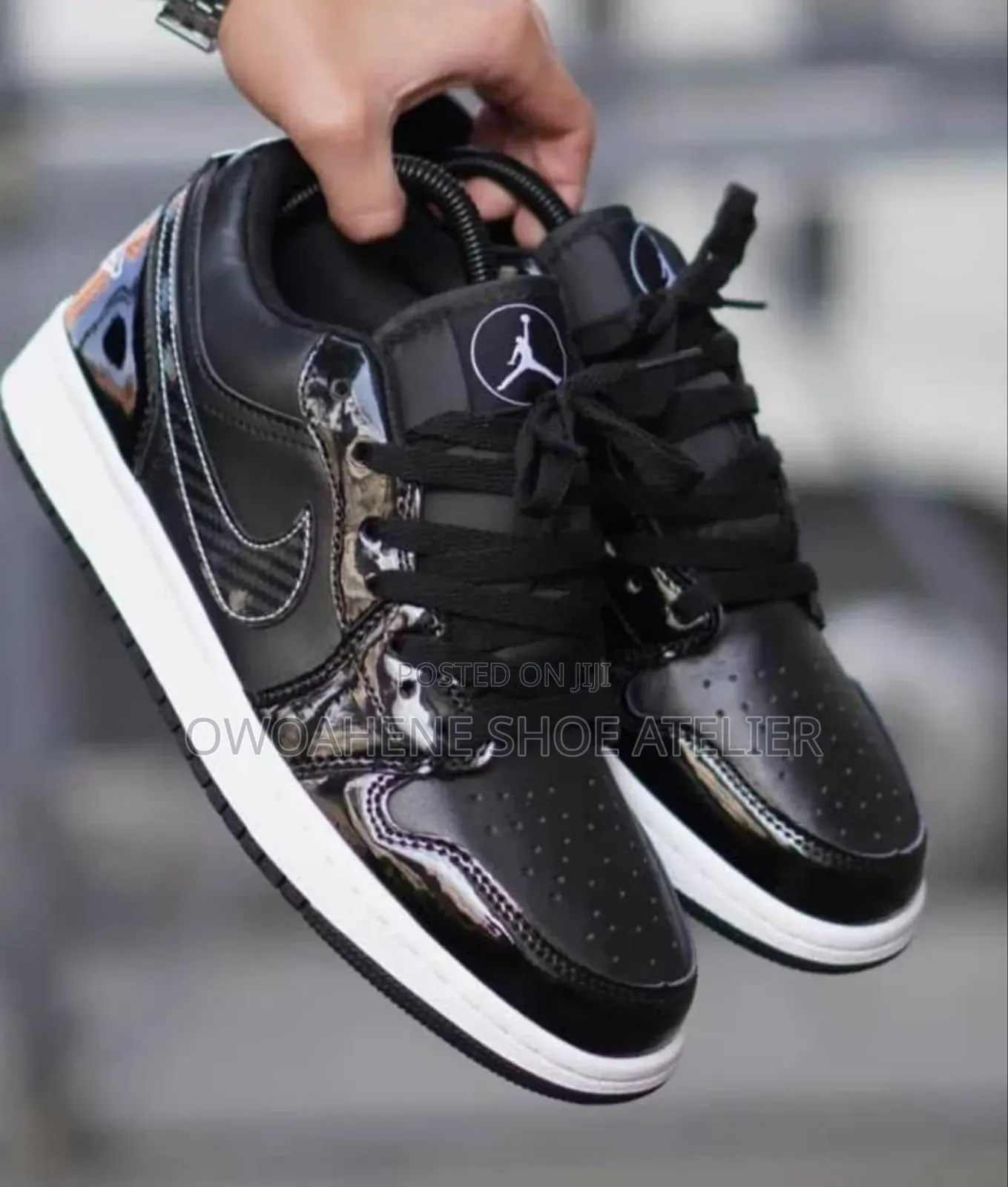 Black Air Jordan 1 Low SE "All-Star 2021" Sneakers