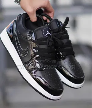 Black Air Jordan 1 Low SE "All-Star 2021" Sneakers