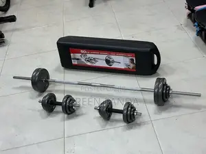 50KG Adjustable Dumbbell Barbell Set