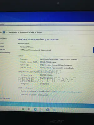 Laptop Acer Aspire E1 8GB Intel Core i3 HDD 1T