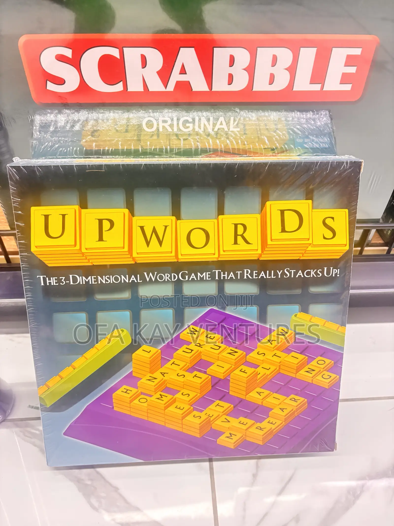 Upwords Board Game
