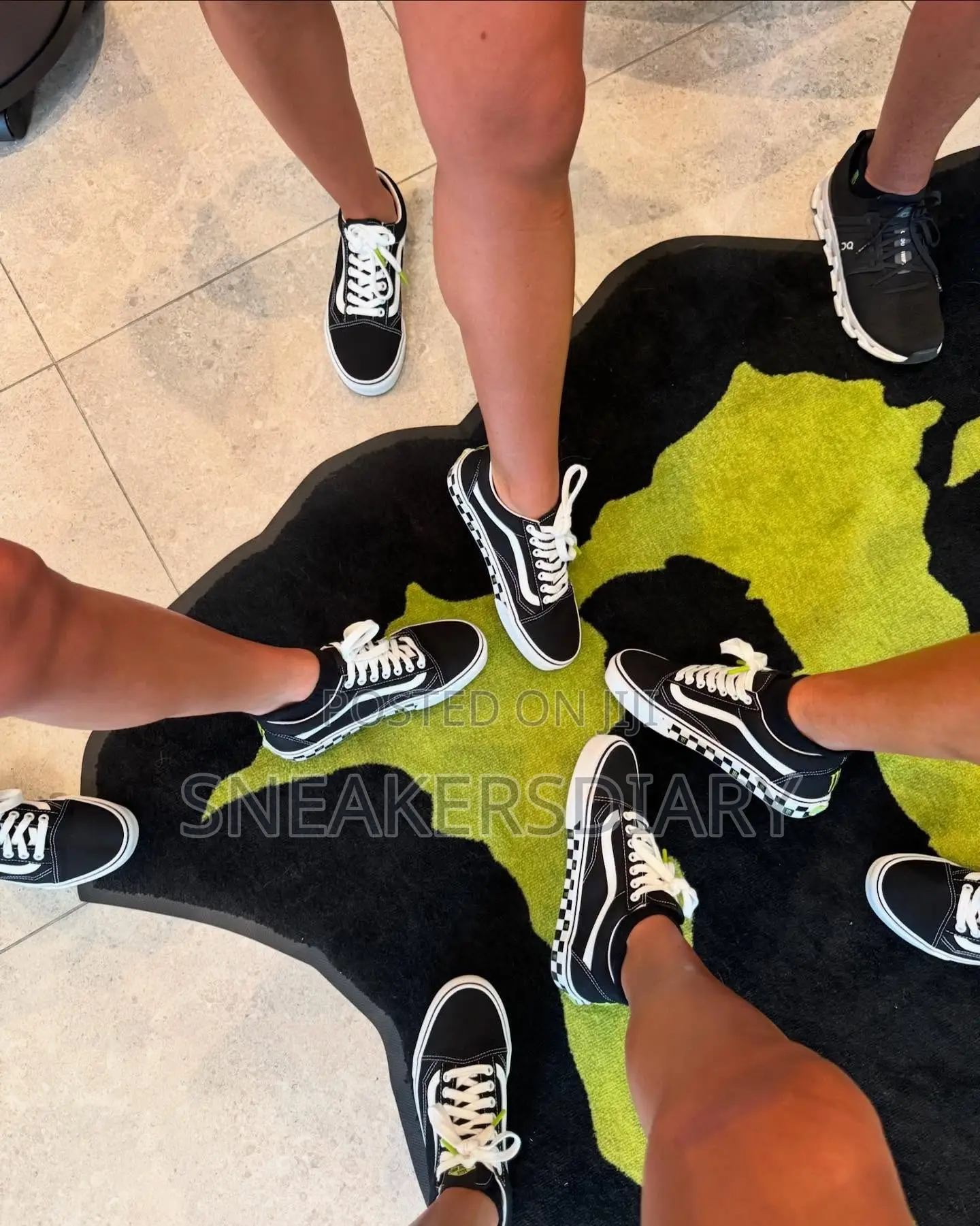 Old Skol Vans Checkered Board