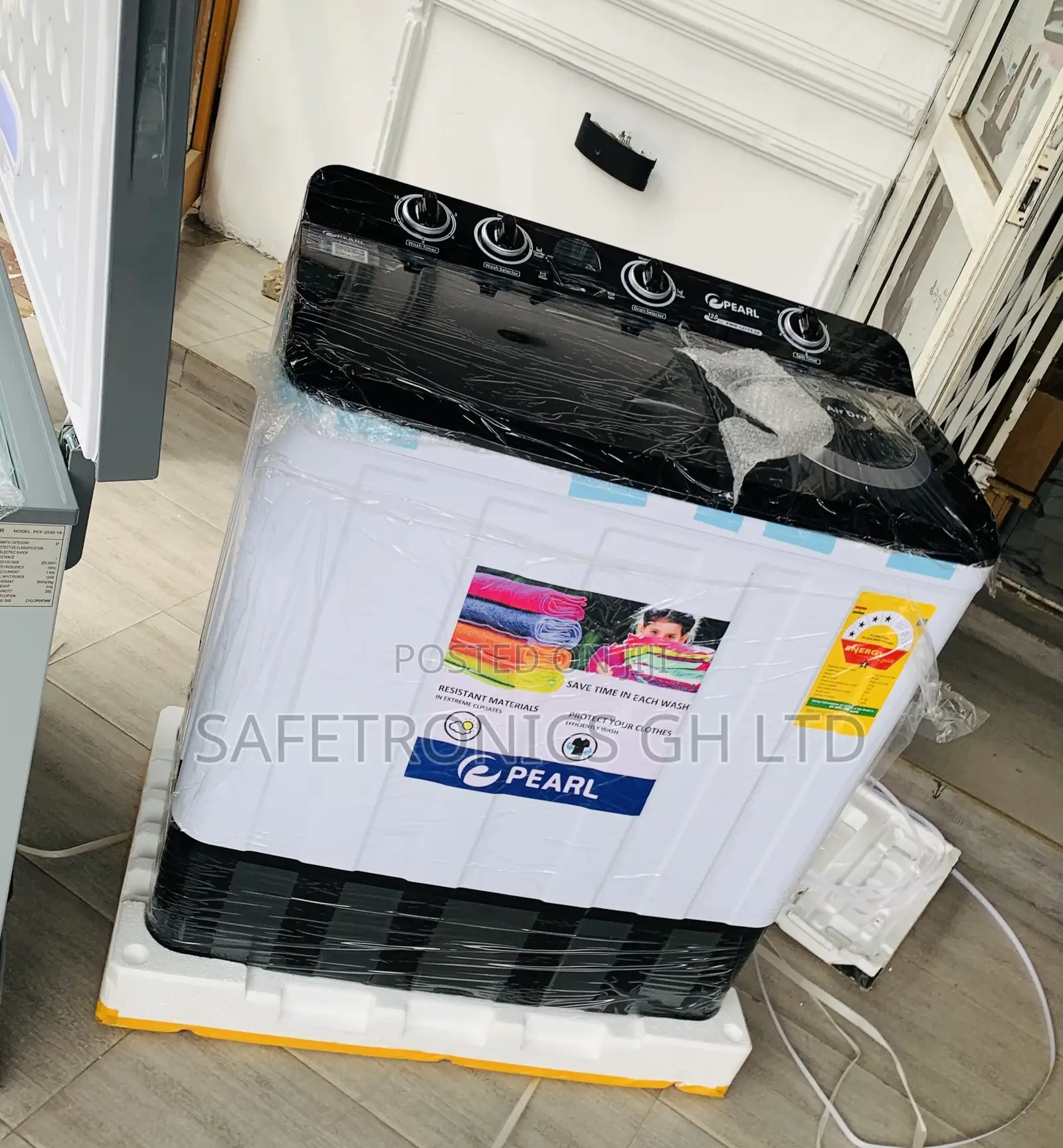 Neatly Boxed Pearl 12KG Twin Tub Washing Machine Semi Automatic