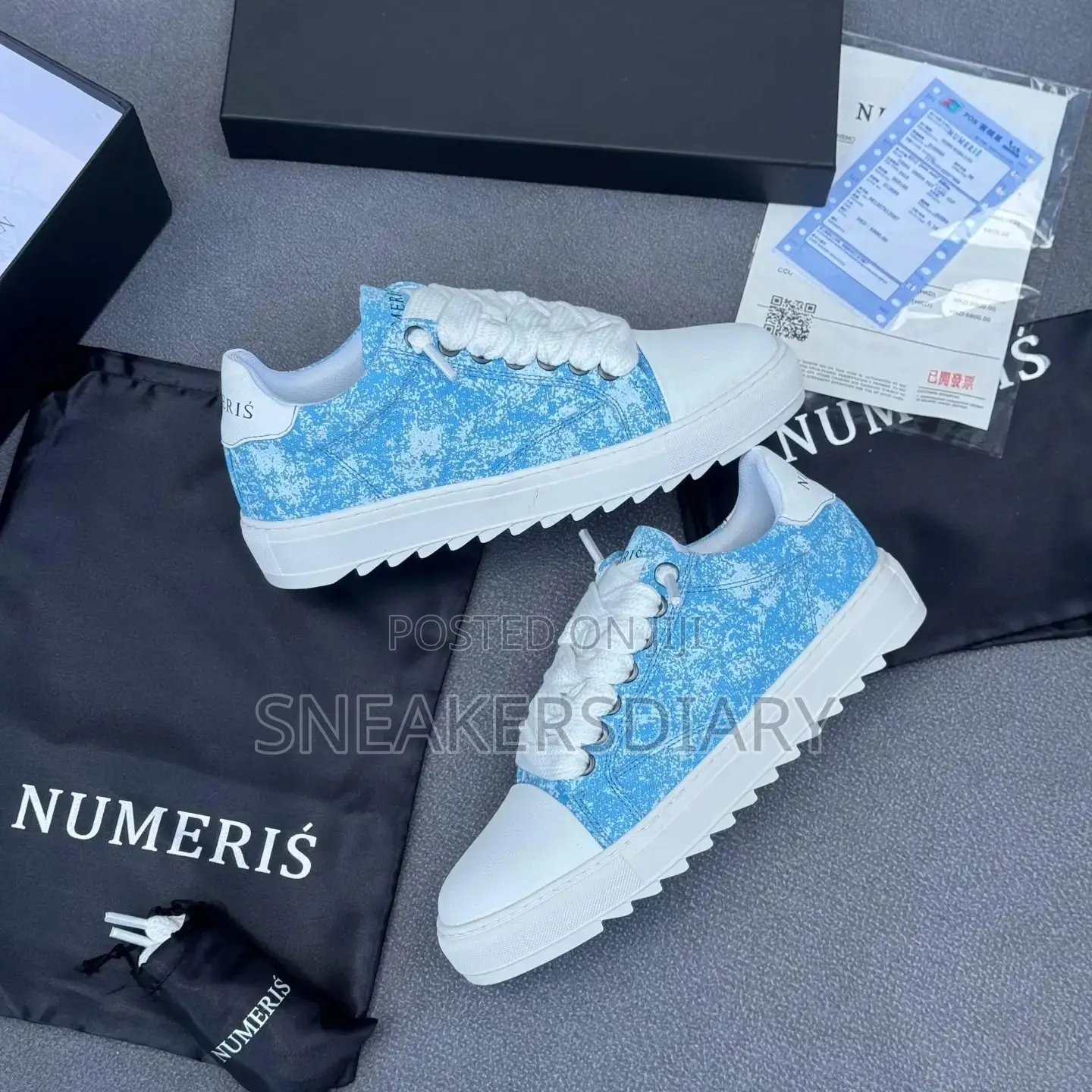 Blue Acrylic Lunar Numeric Trainer
