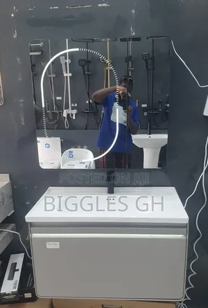 Cabinet Basin With Led Mirror - 80cm